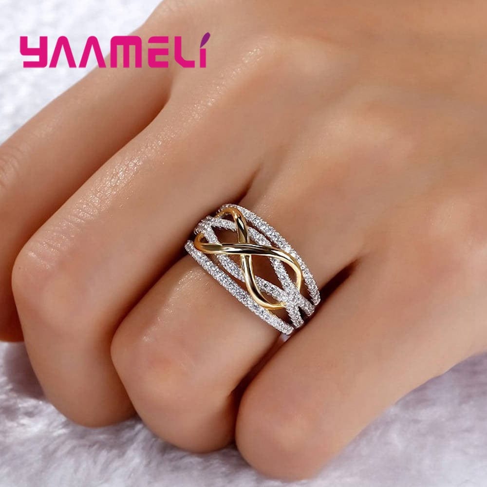 Ring - Women's 925 Sterling Silver Infinity Love Luxury Ring