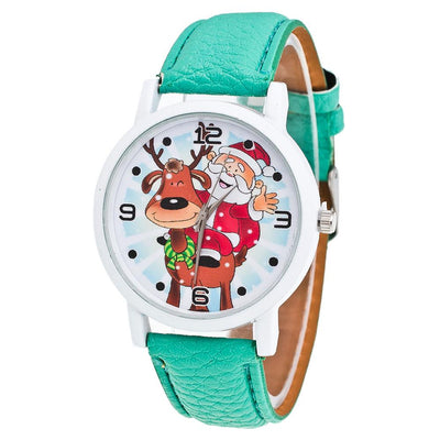 Christmas Watch - Leather Band Xmas Watches