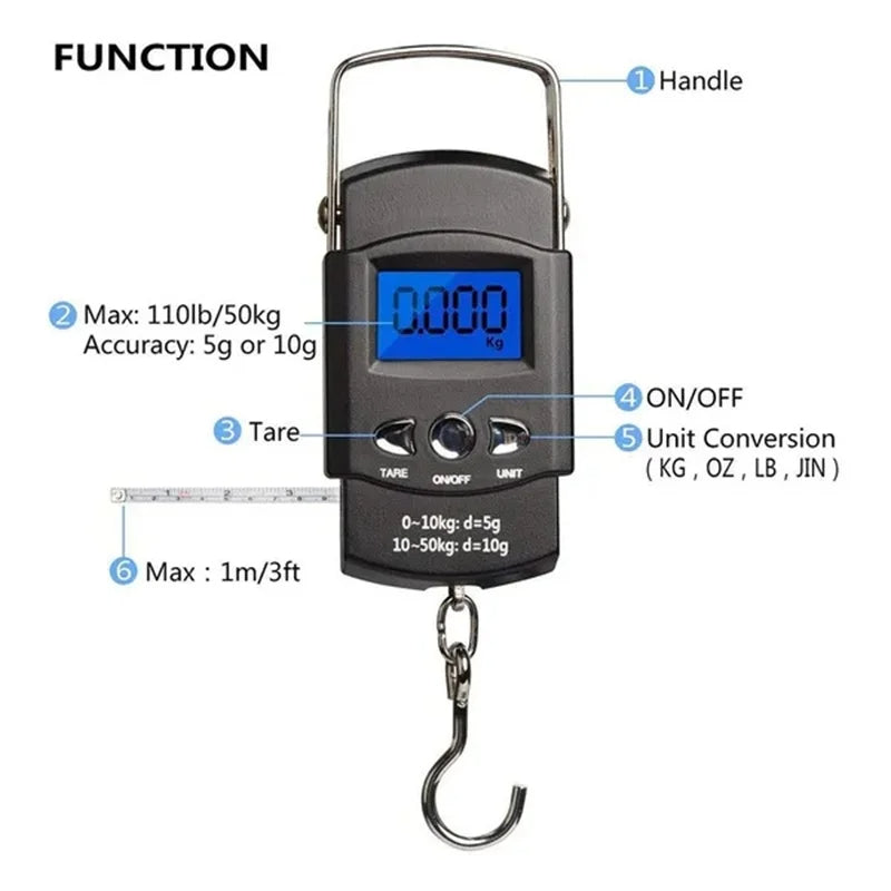 50kg/10g Oauee Mini Electronic Scale