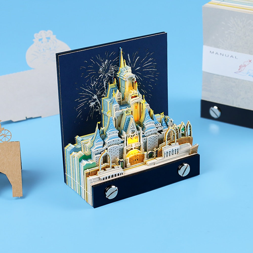 3D Memo Pad Magic Castle Calendars