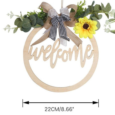 Welcome Wall Wood Decoration - GiddyGoatStore