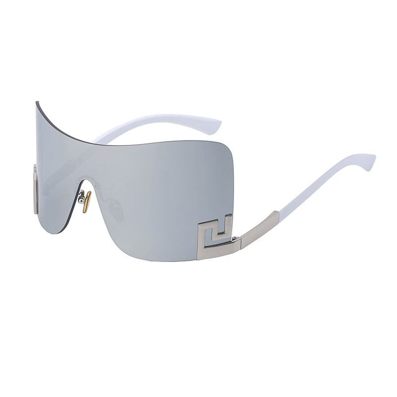 Gafas de sol - Gafas de sol UV400 de las mujeres sin montura grandes de la moda