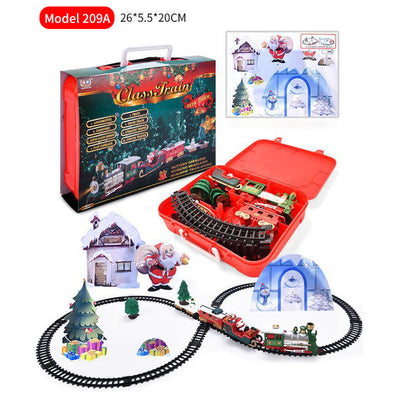 Christmas Electric Small Train Assembled Rail Car  Christmas  Decoration