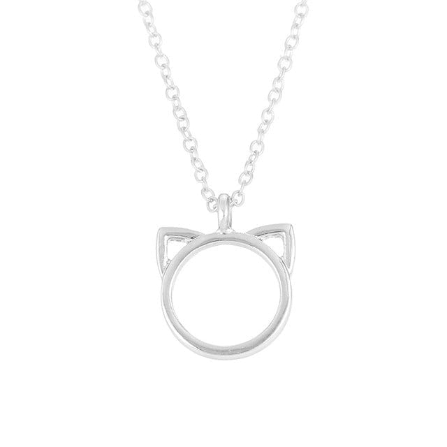 Cat Ear Necklace - GiddyGoatStore