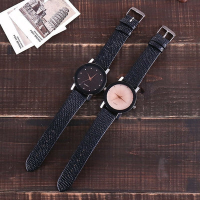 Watch - Women's Luxury Quartz Clock Leather Strap Watch