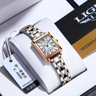 Watch - Women's Beautiful Square LIGE Quartz Watch