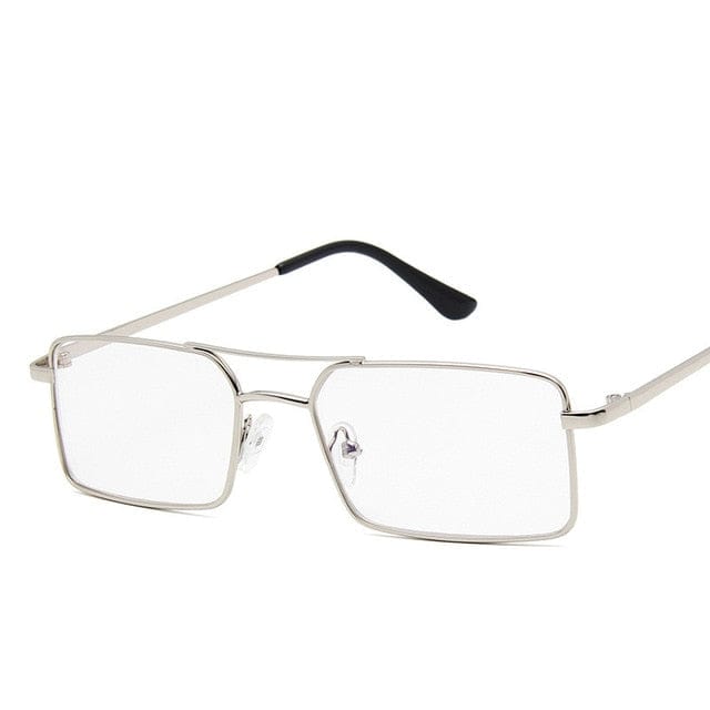 Sunglasses - Narrow Designer Brand Rectangle Vintage UV400 Sun Glasses