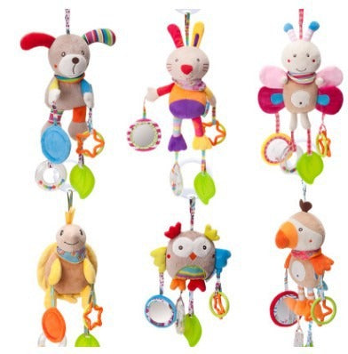 Baby Bed Stroller Hanging Plush Wind Chimes Toy