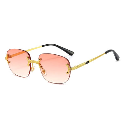 Gafas de sol - Gafas de sol unisex cuadradas retro sin montura