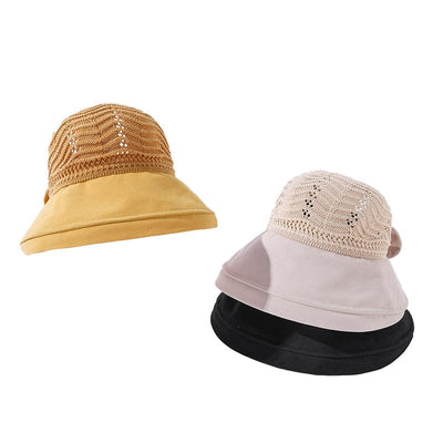Women's Corrugated Big Edge Outdoor Summer Sunscreen Sun Hat