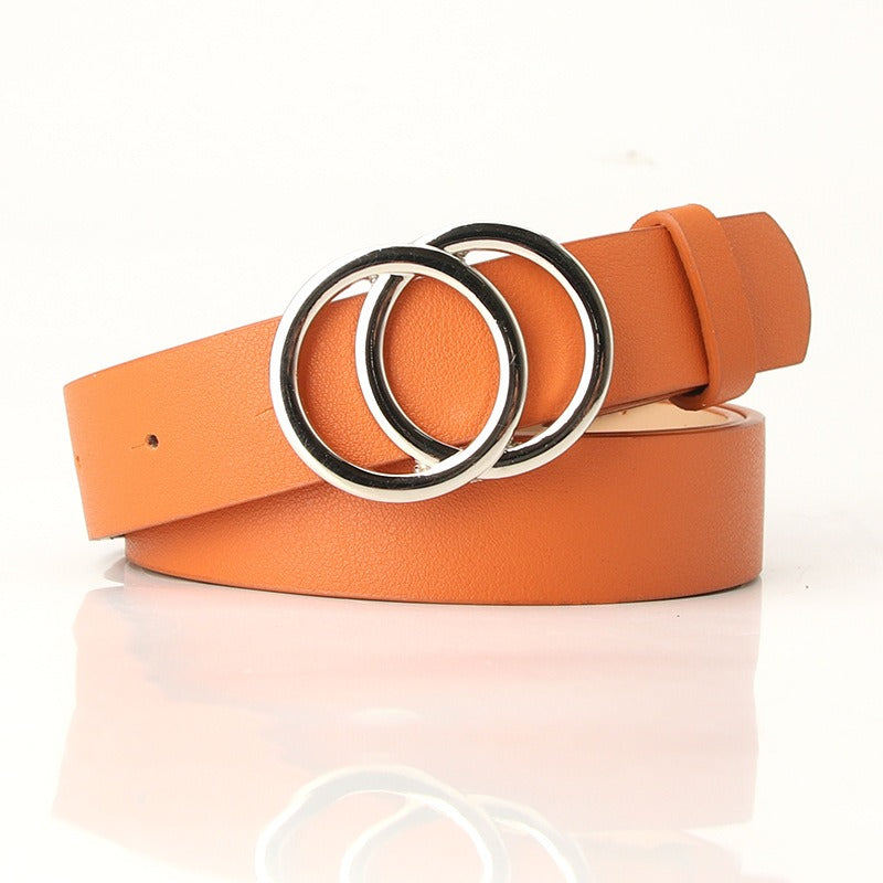 Belt - Women's Double Loop Buckle Belt