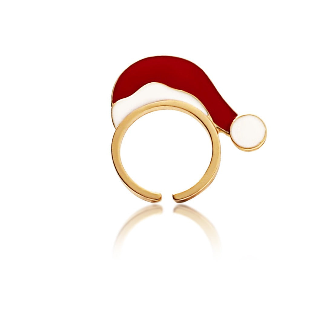 Cute Multi Style Christmas Cartoon Rings