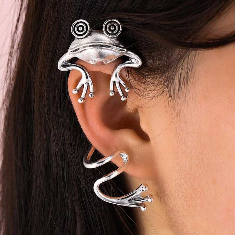 1PC Frog Clip-On Earrings - GiddyGoatStore