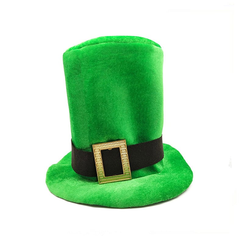 St. Patrick's Day Green Velvet Irish Party Hat