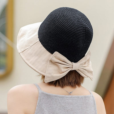 Women's Knitted Fisherman Sunscreen Pot Hat