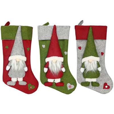 Large Christmas Stocking Cloth Santa Xmas Socks