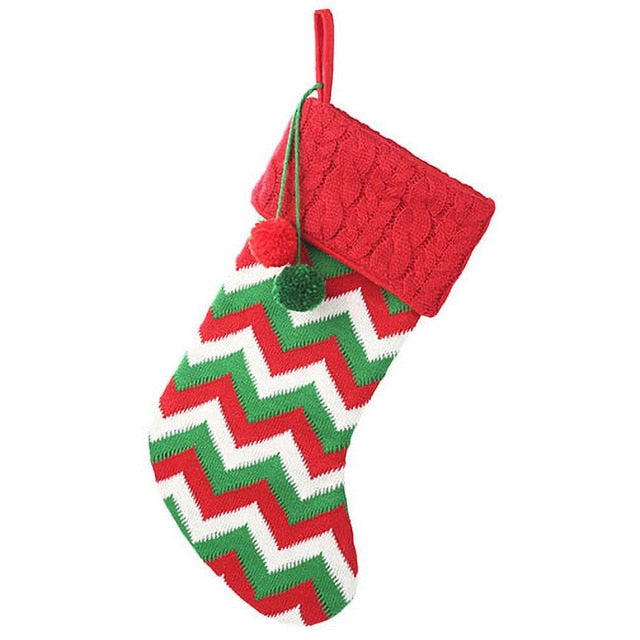 Large Christmas Stocking Cloth Xmas Socks