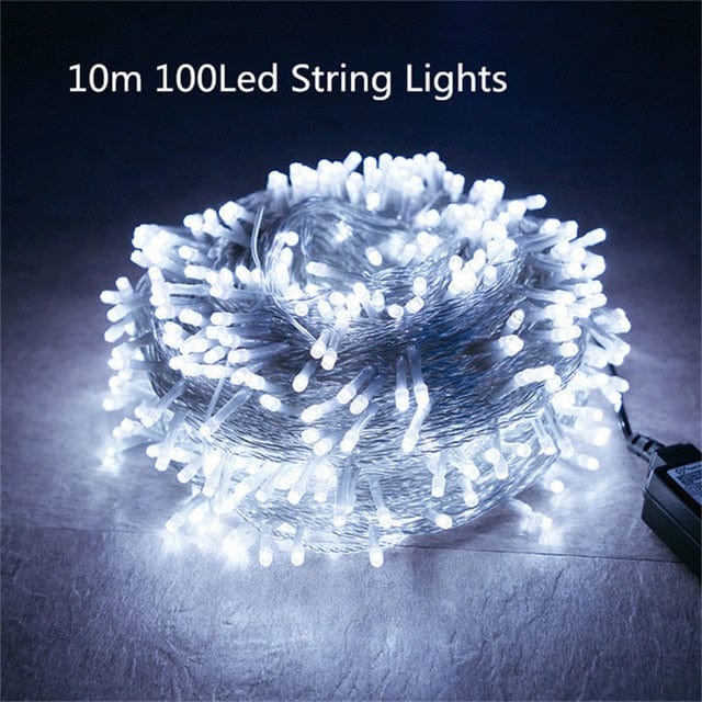 Romantic 10m 100 LED Lights String - GiddyGoatStore