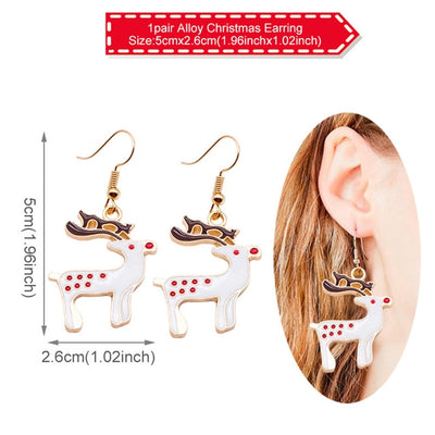 Christmas Earrings - Eardrop Xmas Pendant