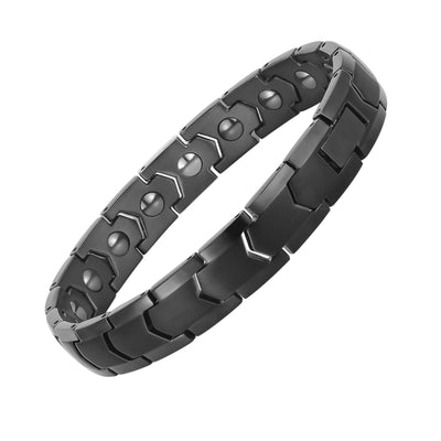 Bracelet - Men's Stainless Steel Titanium Full Magnetic Energy Bracelet