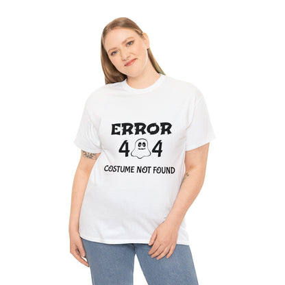 ERROR 404 Costume Not Found - White