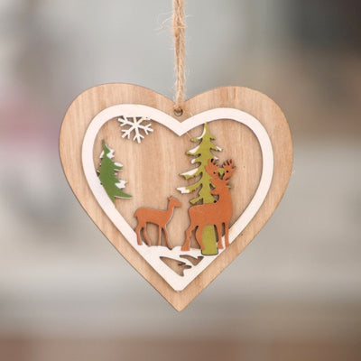 Christmas Wooden Ornament Xmas Tree Ornament