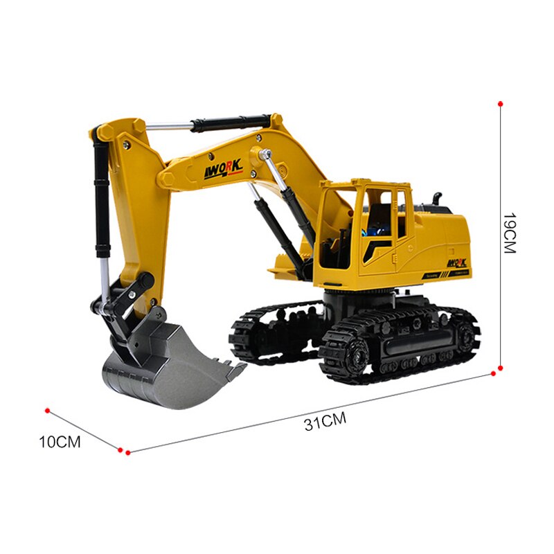 8CH RC Excavator With Sound And Lights