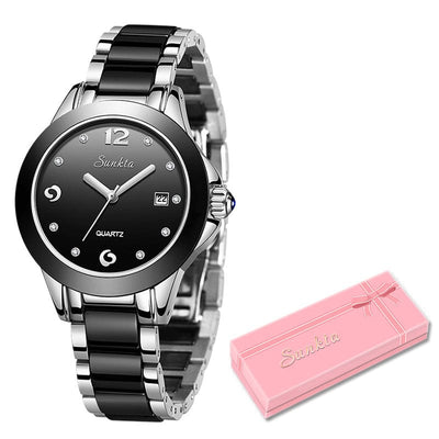 Watch - Women's Luxury Rose Gold Sunkta Quartz Watch