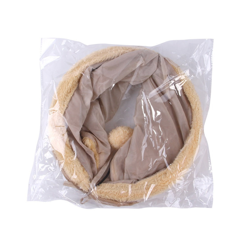 Foldable Suede Cat Tunnels Cat Toy