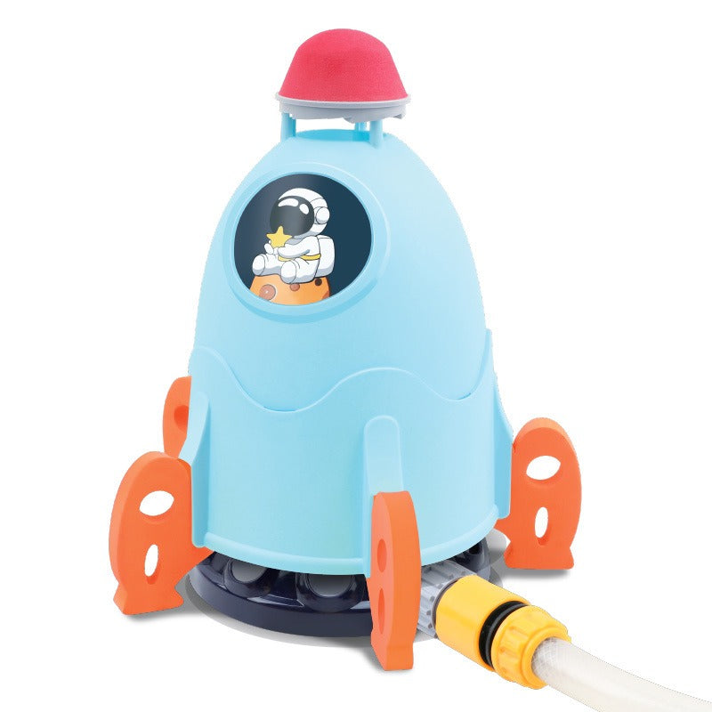 Lift-Off Space Rocket Sprinkler Spray Water Toy