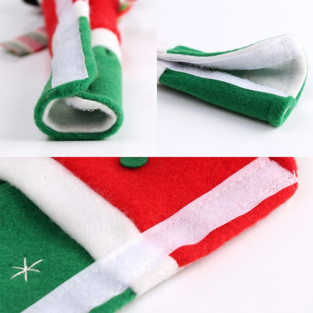 3pcs Christmas Fridge Handle Microwave Oven Dishwasher Door Handle Covers