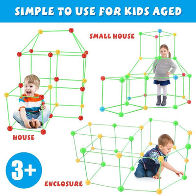 Kids 3D Fort Tent Building Kit