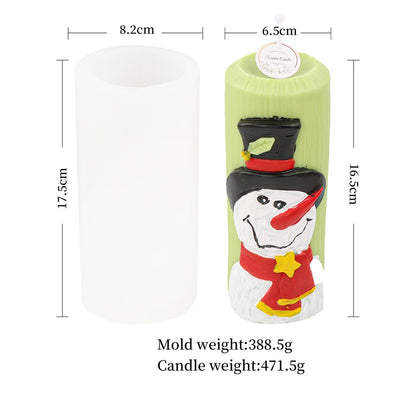 8 Nordic Style Christmas Santa Claus Scented Candle