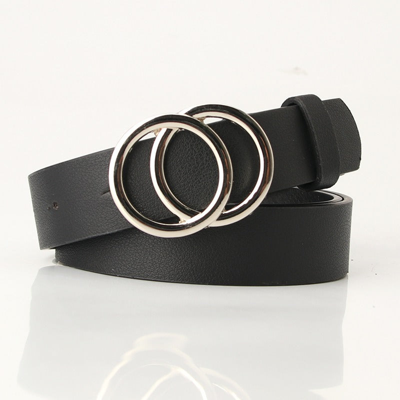 Belt - Women's Double Loop Buckle Belt