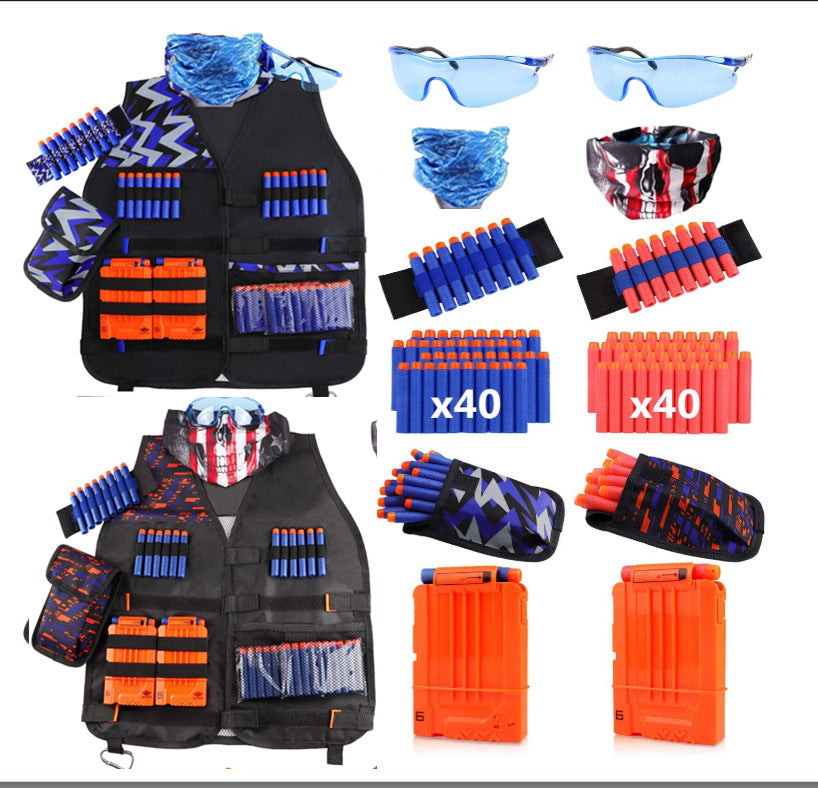 Children's Tactical Nerf Vest Set