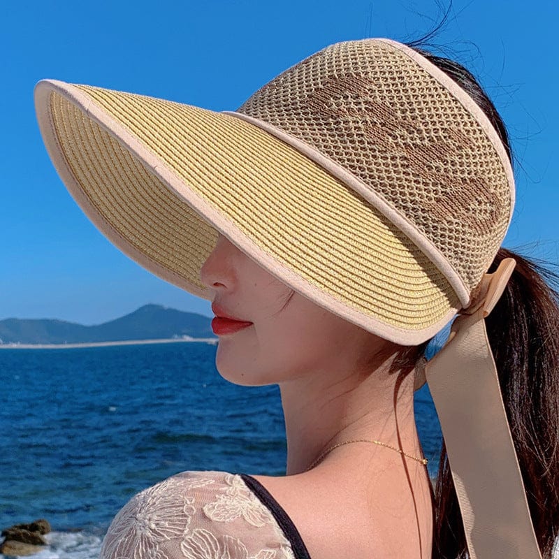 Women's Spring And Summer Good Big Edge Straw Sun Hat