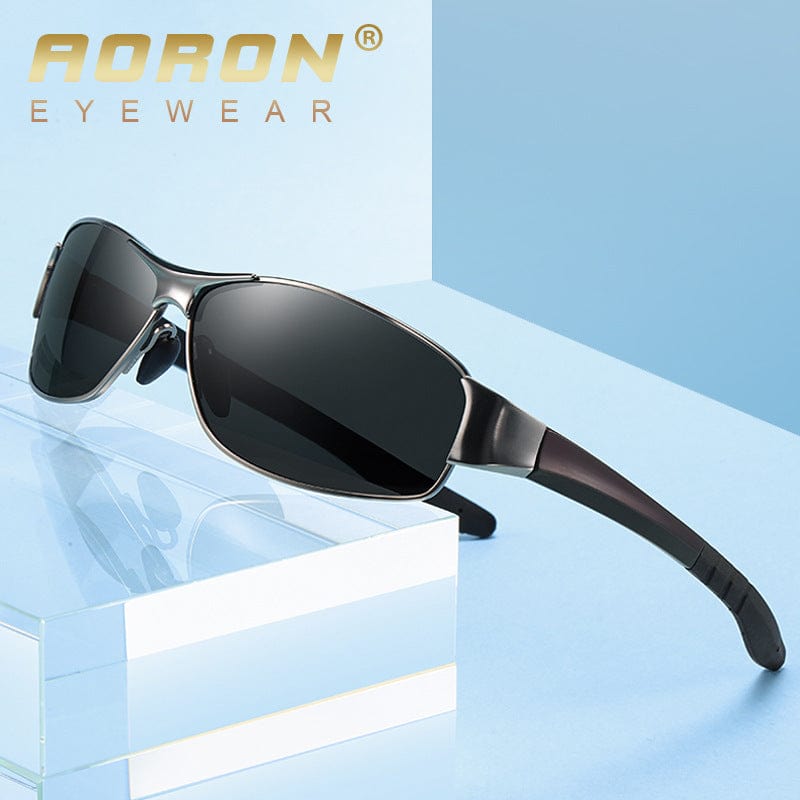 Gafas de sol - gafas de sol polarizadas cuadradas de visión nocturna para hombres