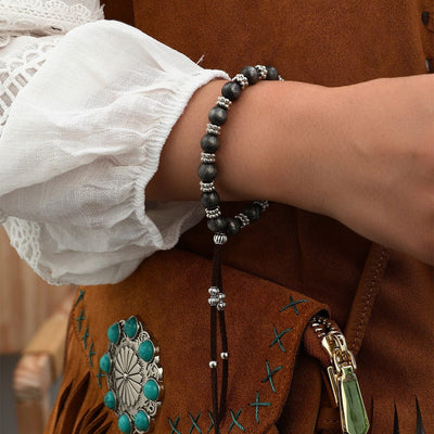 Bracelet - Unisex Ethnic Cowboy Style Beaded Bracelet