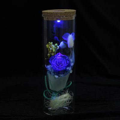 Luminous Everlasting Flower Wishing Bottle