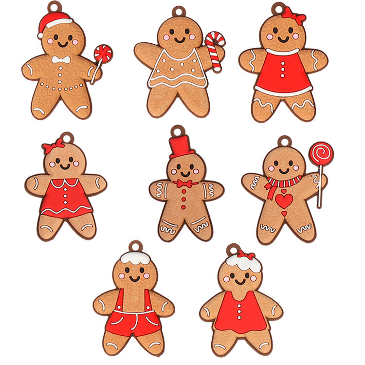 Gingerbread Man Christmas Tree Decoration Xmas Ornaments