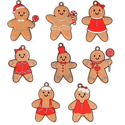 Gingerbread Man Christmas Tree Decoration Xmas Ornaments