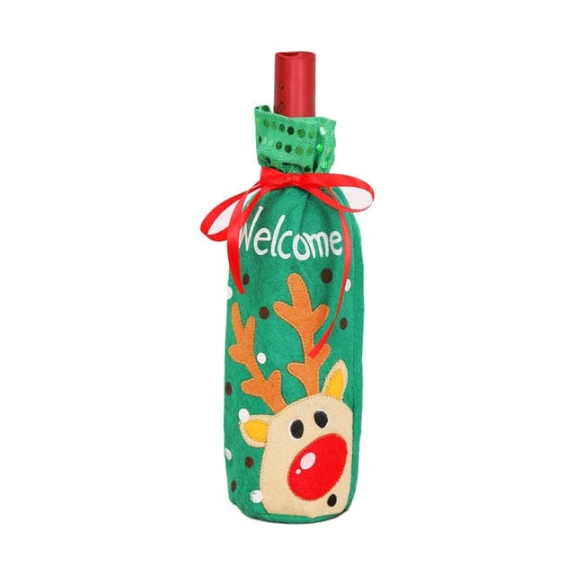 Christmas Wine Bottle Covers - GiddyGoatStore
