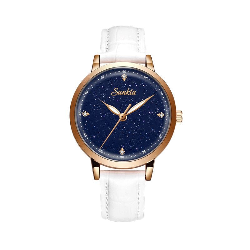 Watch - Women's Exquisite SUNKTA Starry Dial Waterproof Quartz Watch