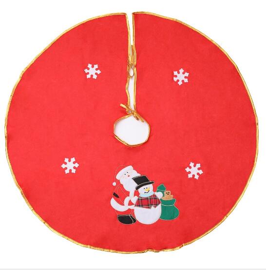 Red Christmas Tree Base Xmas Mat