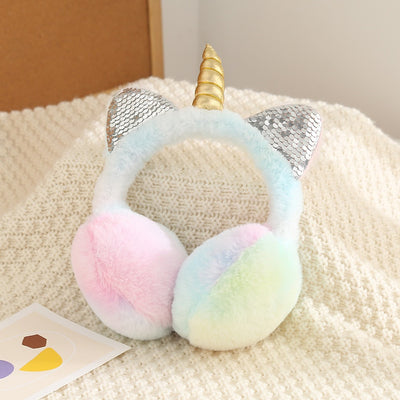 Children's Warm Unicorn Earmuffs