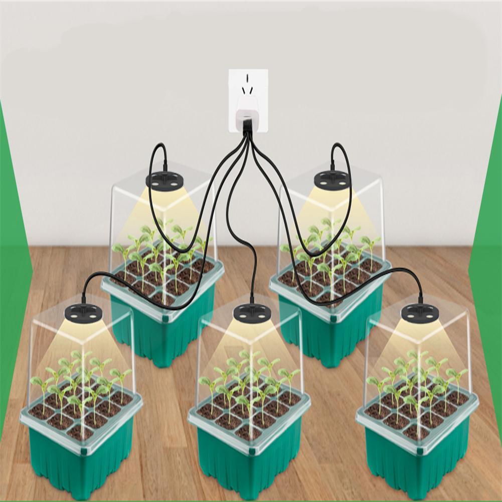 Three Piece Breathable Light Gardening Seedling Box