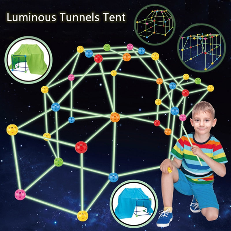 Kids 3D Fort Tent Building Kit