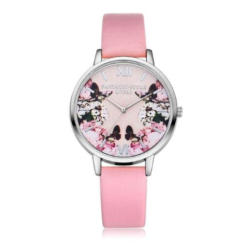 Watch - Women's Flower Butterfly Bracelet Watch