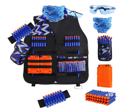 Children's Tactical Nerf Vest Set