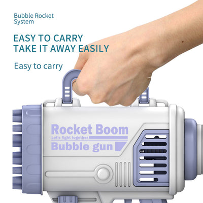 44 64 Hole Electric Handheld Bazooka Bubble Gun Toy